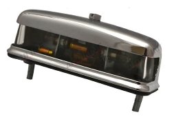 Number Plate Lamp Metal lamp with a premium quality chrome finish.