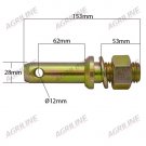 Lower Link Implement Mounting Pin (Cat. 2), 28mm x 153mm