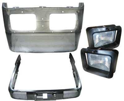 Front Grill Assembly With Head Lamps TS