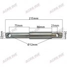 Dual Category Lower Link Implement Mounting Pin (Cat. 1/2), 22/28 x 215mm