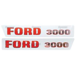 Decal set Ford 3000 early