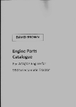 David Brown Engine Parts Catalogue