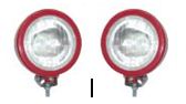 Head lights small 125mm Dia pair, (03507540)