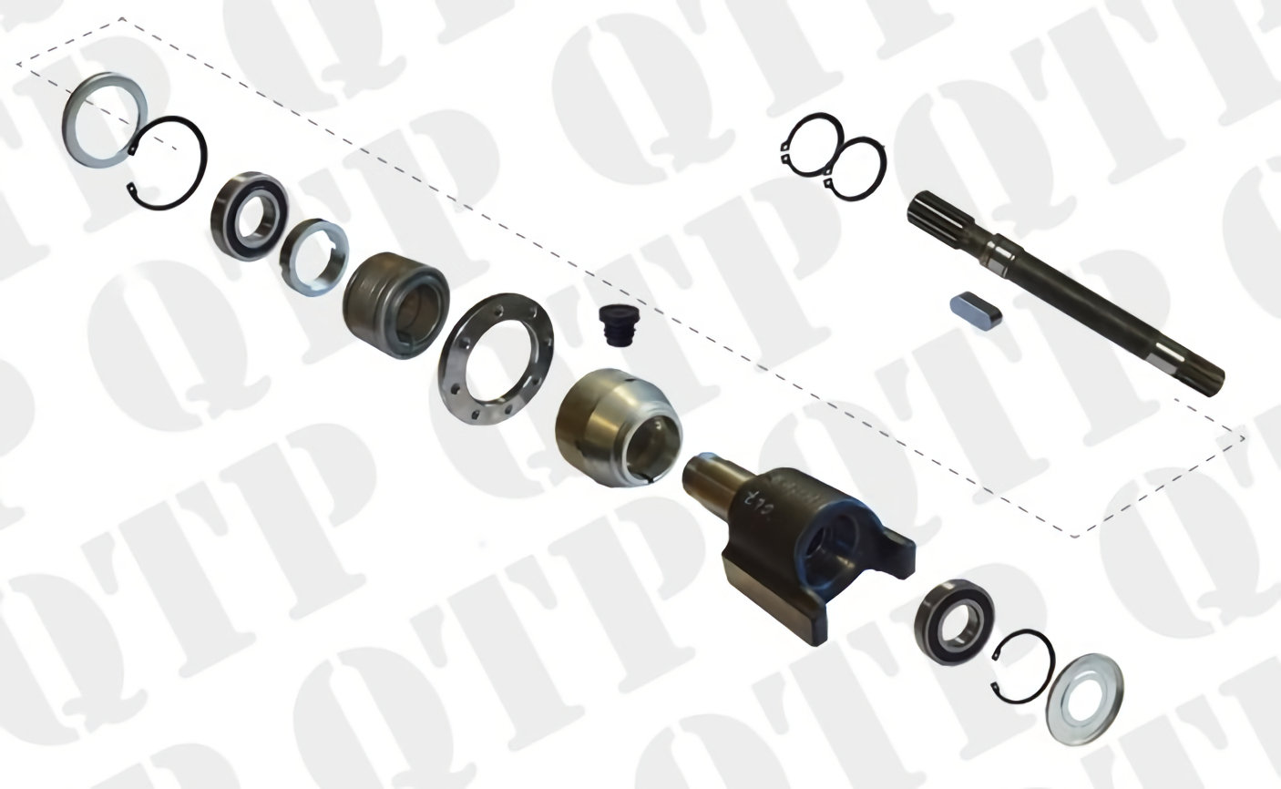 Front Axle Drive Shaft Kit 43876